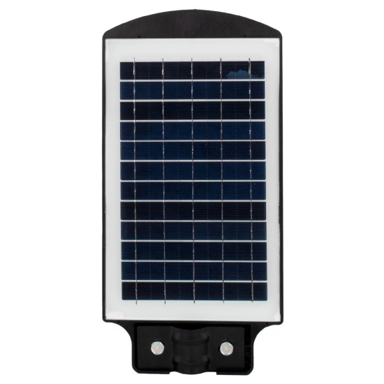 GloboStar® 71550 Αυτόνομο Ηλιακό Φωτιστικό Δρόμου Street Light LED SMD 50W 4000lm με Ενσωματωμένη Μπαταρία Li-ion 4500mAh - Φωτοβολταϊκό Πάνελ με Αισθητήρα Ημέρας-Νύχτας PIR Αισθητήρα Κίνησης Αδιάβροχο IP65 Ψυχρό Λευκό 6000K