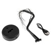 GloboStar® 71589 Διακοσμητικό Επιτραπέζιο Φωτιζόμενο Εύκαμπτο Mini Φυτό με 48 LED 3W 300lm Μπαταρίας Θερμό Λευκό 3000K Φ40 x Υ50cm