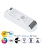 GLOBOSTAR® TUYA-WB5 73008 DC WiFi & Bluetooth Master Dimmer / Controller Υψηλής Ταχύτητας με 5 x 6A 72W Κανάλια DC 12-24V 15A 360W Max IP20 - WiFi & Bluetooth - Μ12.2 x Π3.8 x Υ2.2cm - 5 Χρόνια Εγγύηση