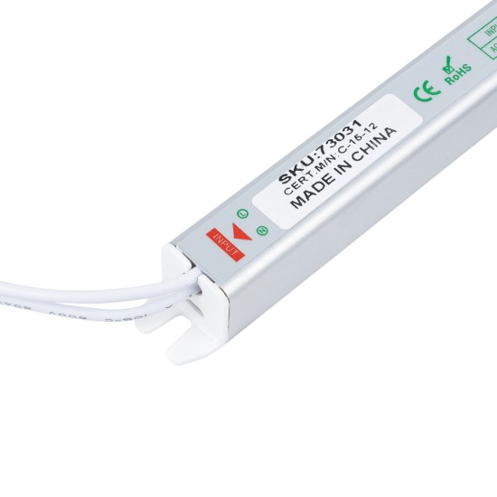 GloboStar® 73031 Μεταλλικό Τροφοδοτικό PELV Ultra Slim για Προϊόντα LED 18W 1.5A - AC 220-240V σε DC 12V - IP20 Μ1.8 x Π1.8 x Υ17.5cm - 3 Χρόνια Εγγύηση GloboStar® 73031 Μεταλλικό Τροφοδοτικό PELV Ultra Slim για Προϊόντα LED 18W 1.5A - AC 220-240V σε DC 12V - IP20 Μ1.8 x Π1.8 x Υ17.5cm - 3 Χρόνια Εγγύηση