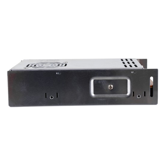 GLOBOSTAR® LUMIVOLT 73046 Τροφοδοτικό/Μετασχηματιστής PELV 400W 16.6A DC 24V IP20 - AC 220-240V σε DC 24V / Ρυθμιζόμενo από DC 22.5V έως DC 25.5V - Μ20 x Π10 x Υ5cm - 3 Χρόνια Εγγύηση