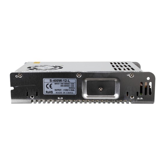 GloboStar® 73092 Triac Τροφοδοτικό LED 400W DC 12V 33.3A IP20 Dimmable Μ21.5 x Π11.5 x Υ5cm GloboStar® 73092 Triac Τροφοδοτικό LED 400W DC 12V 33.3A IP20 Dimmable Μ21.5 x Π11.5 x Υ5cm