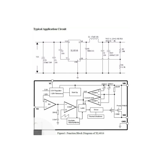 GloboStar® 73114 Ρυθμιστής Τάσης - Voltage Regulator DC Converter Module - Input DC4-40V / Output DC1.25-36V Max Load 8A Μ6 x Π4.5 x Υ2.5cm