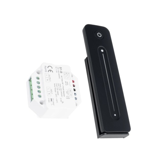 GloboStar® 73124 S1-B+R11 SKYDANCE ΣΕΤ Dimmer & Ασύρματο Χειριστήριο Αφής 1 Group RF 2.4Ghz 1.5A Max AC100-240V (360W) - DC 3V IP20 - 5 Χρόνια Εγγύηση GloboStar® 73124 S1-B+R11 SKYDANCE ΣΕΤ Dimmer & Ασύρματο Χειριστήριο Αφής 1 Group RF 2.4Ghz 1.5A Max AC100-240V (360W) - DC 3V IP20 - 5 Χρόνια Εγγύηση