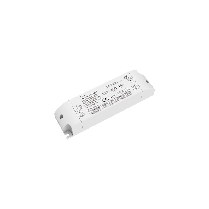 GloboStar® 73133 TE-15A SKYDANCE AC Triac Dimmable Constant Current LED Driver Push Dimming 1 Κανάλι AC 200-240V 1 x 0.15A 15W - Max 0.15A 15W - IP20  Μ15.1 x Π4.1 x Υ3cm - 5 Χρόνια Εγγύηση