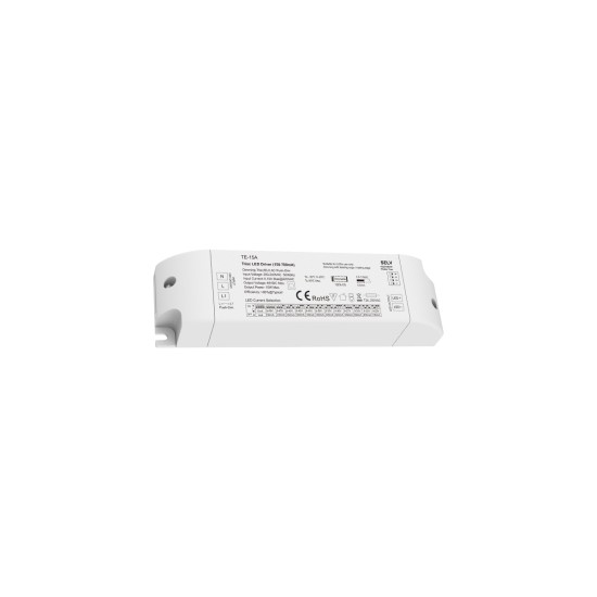 GloboStar® 73133 TE-15A SKYDANCE AC Triac Dimmable Constant Current LED Driver Push Dimming 1 Κανάλι AC 200-240V 1 x 0.15A 15W - Max 0.15A 15W - IP20 Μ15.1 x Π4.1 x Υ3cm - 5 Χρόνια Εγγύηση GloboStar® 73133 TE-15A SKYDANCE AC Triac Dimmable Constant Current LED Driver Push Dimming 1 Κανάλι AC 200-240V 1 x 0.15A 15W - Max 0.15A 15W - IP20 Μ15.1 x Π4.1 x Υ3cm - 5 Χρόνια Εγγύηση