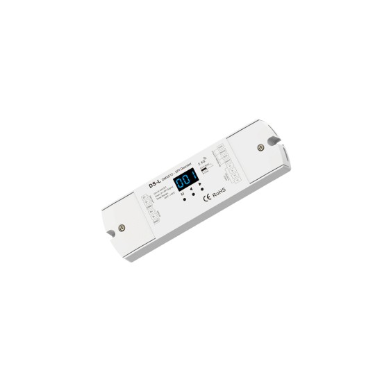 GloboStar® 73142 DS-L SKYDANCE DC RF 2.4Ghz DMX512 to SPI Decoder DC 5-24V - IP20  Μ17 x Π5 x Υ2.5cm - 5 Χρόνια Εγγύηση