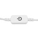 GloboStar® 73303 LED Dimmer Αφής με Διακόπτη On/Off Λευκό DC 12-24V Max 120W GloboStar® 73303 LED Dimmer Αφής με Διακόπτη On/Off Λευκό DC 12-24V Max 120W