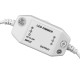 GLOBOSTAR® DIMMERANO 73305 Διακόπτης On/Off & Dimming με 1 x 5A 120W Κανάλι DC 12-24V 5A 120W Max IP20 - Λευκό - Μ25 x Π2.3 x Υ1.1cm - 2 Χρόνια Εγγύηση
