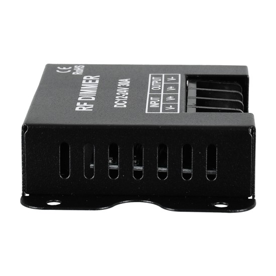 GloboStar® 73310 Ασύρματο LED Dimmer με Χειριστήριο RF 2.4Ghz DC 12-24V 30A Max 720W GloboStar® 73310 Ασύρματο LED Dimmer με Χειριστήριο RF 2.4Ghz DC 12-24V 30A Max 720W