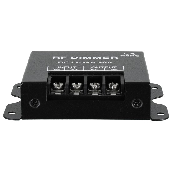 GloboStar® 73310 Ασύρματο LED Dimmer με Χειριστήριο RF 2.4Ghz DC 12-24V 30A Max 720W GloboStar® 73310 Ασύρματο LED Dimmer με Χειριστήριο RF 2.4Ghz DC 12-24V 30A Max 720W