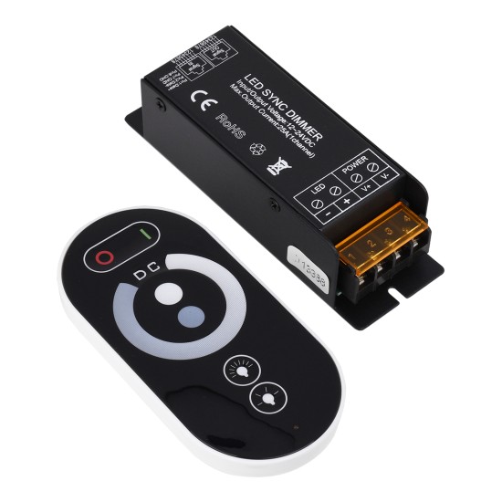 GloboStar® 73312 Ασύρματο LED Dimmer Touch με Χειριστήριο RF 2.4Ghz SYNC DC 12-24V Max 600W GloboStar® 73312 Ασύρματο LED Dimmer Touch με Χειριστήριο RF 2.4Ghz SYNC DC 12-24V Max 600W