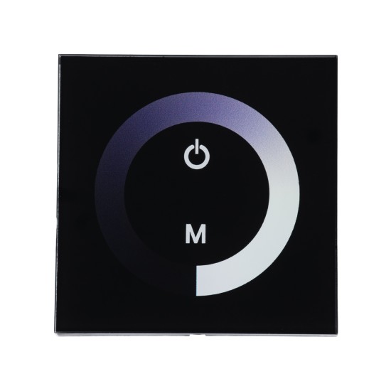 GloboStar® 73318 Επιτοίχιο Dimmer Touch - Αφής 1 Καναλιου DC 12-24V 1 x 12A 288W - Max 12A 288W - IP20 Μ9 x Π9 x Υ3.5cm - 2 Χρόνια Εγγύηση GloboStar® 73318 Επιτοίχιο Dimmer Touch - Αφής 1 Καναλιου DC 12-24V 1 x 12A 288W - Max 12A 288W - IP20 Μ9 x Π9 x Υ3.5cm - 2 Χρόνια Εγγύηση