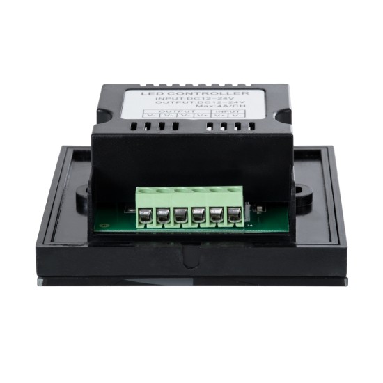 GloboStar® 73318 Επιτοίχιο Dimmer Touch - Αφής 1 Καναλιου DC 12-24V 1 x 12A 288W - Max 12A 288W - IP20 Μ9 x Π9 x Υ3.5cm - 2 Χρόνια Εγγύηση GloboStar® 73318 Επιτοίχιο Dimmer Touch - Αφής 1 Καναλιου DC 12-24V 1 x 12A 288W - Max 12A 288W - IP20 Μ9 x Π9 x Υ3.5cm - 2 Χρόνια Εγγύηση