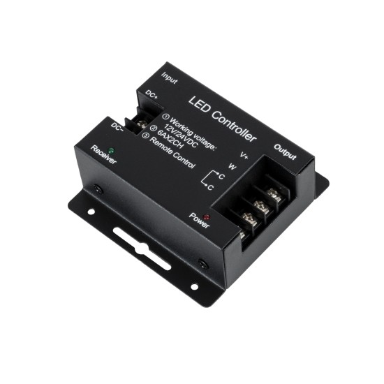 GLOBOSTAR® CCTCONTROLLER 73351 Σετ Dimmer / Controller με RF Ασύρματο Χειριστήριο με 2 x 6A 144W Κανάλια DC 12-24V 12A 288W Max IP20 - RF2.4Ghz SYNC - Μ8.3 x Π8.3 x Υ3.2cm - 2 Χρόνια Εγγύηση GLOBOSTAR® CCTCONTROLLER 73351 Σετ Dimmer / Controller με RF Ασύρματο Χειριστήριο με 2 x 6A 144W Κανάλια DC 12-24V 12A 288W Max IP20 - RF2.4Ghz SYNC - Μ8.3 x Π8.3 x Υ3.2cm - 2 Χρόνια Εγγύηση
