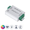 GloboStar® 73392 DC Power & Signal High Speed Amplifier Ενισχυτής Ισχύος & Σήματος Υψηλών Ταχυτήτων 3 Καναλιών DC 12-24V 3 x 4A 96W - Max 12A 288W - IP20 RGB Μ10.5 x Π6.5 x Υ2.5cm - 2 Years Warranty