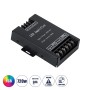 GLOBOSTAR® RGBAMPLIFIER 73393 DC Ενισχυτής Ισχύος & Σήματος Υψηλής Ταχύτητας με 3 x 10A 240W Κανάλια DC 12-24V 30A 720W Max IP20 - Μ11 x Π9 x Υ2.5cm - 2 Χρόνια Εγγύηση