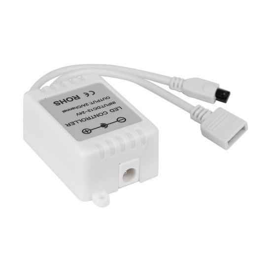 GloboStar® 73403 Ασύρματος LED RGB Controller με Χειριστήριο IR DC 12-24V Max 144W GloboStar® 73403 Ασύρματος LED RGB Controller με Χειριστήριο IR DC 12-24V Max 144W