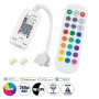 GloboStar® 73404 Ασύρματος Smart Home Wi-Fi LED RGBW Controller με 2 Εξόδους RGBW και Χειριστήριο 2.4Ghz RF DC 12V Max 144W - DC 24V Max 288W