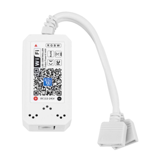GloboStar® 73404 Ασύρματος Smart Home Wi-Fi LED RGBW Controller με 2 Εξόδους RGBW και Χειριστήριο 2.4Ghz RF DC 12V Max 144W - DC 24V Max 288W GloboStar® 73404 Ασύρματος Smart Home Wi-Fi LED RGBW Controller με 2 Εξόδους RGBW και Χειριστήριο 2.4Ghz RF DC 12V Max 144W - DC 24V Max 288W