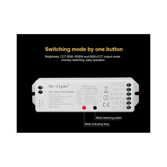 GloboStar® 73423 WL-Box1 Mi-BOXER Smart Bridge Gateway RF 2.4GHz to WiFi IEEE 802.11b/g/n DC 5V 500mA - IP20 - Μ9 x Π6.6 x Υ15cm - 5 Years Warranty GloboStar® 73423 WL-Box1 Mi-BOXER Smart Bridge Gateway RF 2.4GHz to WiFi IEEE 802.11b/g/n DC 5V 500mA - IP20 - Μ9 x Π6.6 x Υ15cm - 5 Years Warranty