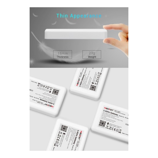 GloboStar® 73423 WL-Box1 Mi-BOXER Smart Bridge Gateway RF 2.4GHz to WiFi IEEE 802.11b/g/n DC 5V 500mA - IP20 - Μ9 x Π6.6 x Υ15cm - 5 Years Warranty GloboStar® 73423 WL-Box1 Mi-BOXER Smart Bridge Gateway RF 2.4GHz to WiFi IEEE 802.11b/g/n DC 5V 500mA - IP20 - Μ9 x Π6.6 x Υ15cm - 5 Years Warranty