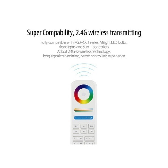 GloboStar® 73426 FUT089 Mi-Light Ασύρματο Χειριστήριο Αφής RF 2.4Ghz 8 Group για όλα τα RGBW+WW Mi-BOXER Controller DC 3V 2 x AAA - IP20 Λευκό - Μ15.6 x Π5.4 x Υ2.5cm - 5 Years Warranty GloboStar® 73426 FUT089 Mi-Light Ασύρματο Χειριστήριο Αφής RF 2.4Ghz 8 Group για όλα τα RGBW+WW Mi-BOXER Controller DC 3V 2 x AAA - IP20 Λευκό - Μ15.6 x Π5.4 x Υ2.5cm - 5 Years Warranty