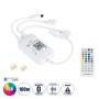 GloboStar® 73431 Ασύρματος Bluetooth LED RGB & Music Controller Sound Activated με Χειριστήριο IR & 2 Εξόδους RGB DC 5-12V Max 100W
