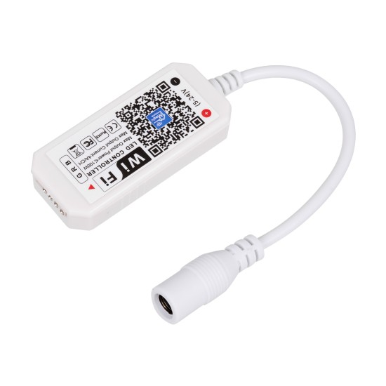 GloboStar® 73435 Ασύρματος Smart Home Wi-Fi LED RGB Controller με Χειριστήριο RF 2.4Ghz DC 5-24V Max 100W GloboStar® 73435 Ασύρματος Smart Home Wi-Fi LED RGB Controller με Χειριστήριο RF 2.4Ghz DC 5-24V Max 100W
