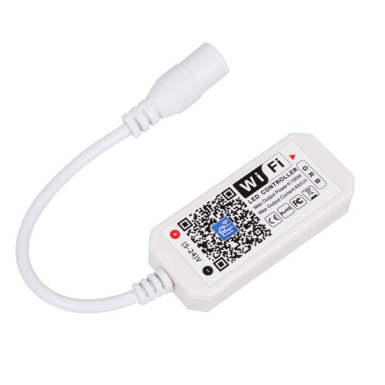 GloboStar® 73435 Ασύρματος Smart Home Wi-Fi LED RGB Controller με Χειριστήριο RF 2.4Ghz DC 5-24V Max 100W GloboStar® 73435 Ασύρματος Smart Home Wi-Fi LED RGB Controller με Χειριστήριο RF 2.4Ghz DC 5-24V Max 100W