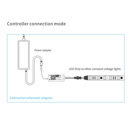 GloboStar® 73448 Ασύρματος Smart Home Wi-Fi LED RGBW Dream-Color Magic Digital Controller για LED Digital RGBW Προϊόντα DC 12-24V Max 2048 IC GloboStar® 73448 Ασύρματος Smart Home Wi-Fi LED RGBW Dream-Color Magic Digital Controller για LED Digital RGBW Προϊόντα DC 12-24V Max 2048 IC