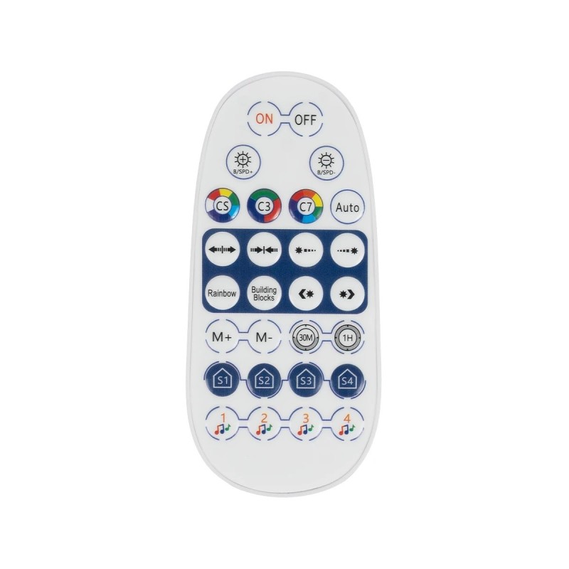 GLOBOSTAR® ZENGGE-WFMNA 73450 RF & WiFi 2.4G Ψηφιακός Pixel Addressable Controller DC 5-12-24V IP20 - WiFi 2.4G & Bluetooth - SPI/TTL Protocol 2048 IC - Μ10.5 x Π4.5 x Υ1.5cm - 2 Χρόνια Εγγύηση