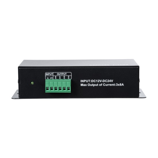 GloboStar® 73490 DC DMX Dimmer High Speed Controller / Decoder 3 Καναλιών DC 12-24V 3 x 8A 192W - Max 24A 576W - IP20 Μ16 x Π9 x Υ6cm - 2 Χρόνια Εγγύηση GloboStar® 73490 DC DMX Dimmer High Speed Controller / Decoder 3 Καναλιών DC 12-24V 3 x 8A 192W - Max 24A 576W - IP20 Μ16 x Π9 x Υ6cm - 2 Χρόνια Εγγύηση