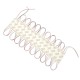 GloboStar® 73709 20 Τεμάχια x LED Modules 3 x SMD 3030 LUMILED LUXEON CHIP 1W 140lm DC 12V Αδιάβροχο IP67 Ψυχρό Λευκό 6000K