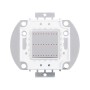 GloboStar® 73767 Υψηλής Ισχύος LED COB BRIDGELUX 30W 1500lm DC 20-24V - Μ5.5 x Π5.2 x Υ0.4cm - Κόκκινο - 2 Χρόνια Εγγύηση
