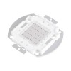GloboStar® 73768 Υψηλής Ισχύος LED COB BRIDGELUX 50W 2500lm DC 20-24V - Μ5.6 x Π5.2 x Υ0.6cm - Κόκκινο - 2 Χρόνια Εγγύηση