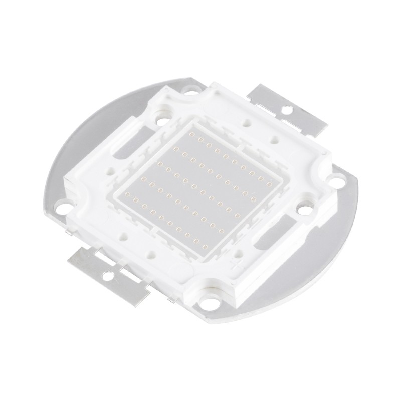 GloboStar® 73771 Υψηλής Ισχύος LED COB BRIDGELUX 50W 2500lm DC 20-24V - Μ5.6 x Π5.2 x Υ0.6cm - Πράσινο - 2 Χρόνια Εγγύηση