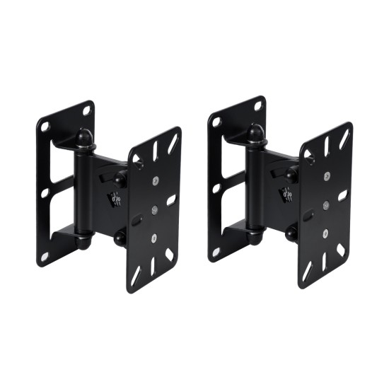 GLOBOSTAR® FDB WB2 98030 Επιτοίχια Ρυθμιζόμενη Βάση για Τοποθέτηση Συστήματος Κολωνάτων Ηχείων - IP20 - Μαύρο - Μ9.5 x Π11.5 x Υ16cm - Σετ 2 Τεμαχίων