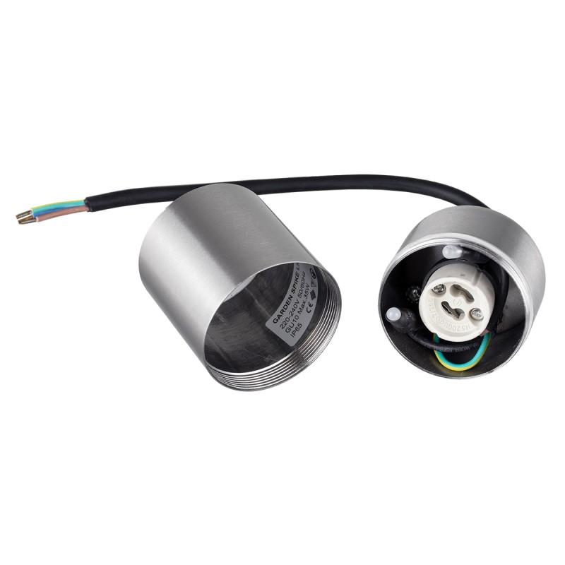 GloboStar® 75580 Προβολάκι Κήπου Καρφωτό 1xGU10 STAINLESS STEEL Αδιάβροχο IP67