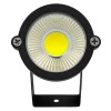 GloboStar® 75581 Προβολάκι Κήπου Καρφωτό - Δαπέδου Bridgelux COB LED 10W 1200lm 35° DC 12-24V Αδιάβροχο IP67 Ψυχρό Λευκό 6000K Dimmable