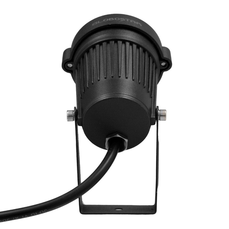 GloboStar® 75587 Προβολάκι Κήπου Καρφωτό - Δαπέδου Bridgelux COB LED 10W 1000lm 35° DC 24V Αδιάβροχο IP67 Ultra Μπλε Dimmable