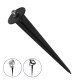 GloboStar® 75593 UNIVERSAL Βάση Κήπου Αλουμινίου Καρφωτή - Δαπέδου για Φωτιστικά & Προβολάκια Κήπου Μαύρη GloboStar® 75593 UNIVERSAL Βάση Κήπου Αλουμινίου Καρφωτή - Δαπέδου για Φωτιστικά & Προβολάκια Κήπου Μαύρη