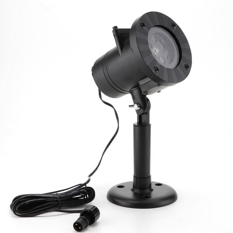 GloboStar® 75599 Προβολάκι Κήπου Καρφωτό - Δαπέδου Epistar LED 6W 300lm 60° AC 230V Αδιάβροχο IP44 RGB με 12 Διαφορετικά Σχέδια Φωτισμού