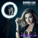 GloboStar® 75800 Professional Digital Ring Light Φ20cm LED SMD 20W 2000lm 180° DC 5V με Καλώδιο Τροφοδοσίας USB - Ενσωματωμένο Χειριστήριο Εναλλαγής Χρωμάτων & 1 Βάση Τηλεφώνου - Πολύχρωμο RGBW+WW Dimmable GloboStar® 75800 Professional Digital Ring Light Φ20cm LED SMD 20W 2000lm 180° DC 5V με Καλώδιο Τροφοδοσίας USB - Ενσωματωμένο Χειριστήριο Εναλλαγής Χρωμάτων & 1 Βάση Τηλεφώνου - Πολύχρωμο RGBW+WW Dimmable