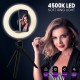 GloboStar® 75800 Professional Digital Ring Light Φ20cm LED SMD 20W 2000lm 180° DC 5V με Καλώδιο Τροφοδοσίας USB - Ενσωματωμένο Χειριστήριο Εναλλαγής Χρωμάτων & 1 Βάση Τηλεφώνου - Πολύχρωμο RGBW+WW Dimmable GloboStar® 75800 Professional Digital Ring Light Φ20cm LED SMD 20W 2000lm 180° DC 5V με Καλώδιο Τροφοδοσίας USB - Ενσωματωμένο Χειριστήριο Εναλλαγής Χρωμάτων & 1 Βάση Τηλεφώνου - Πολύχρωμο RGBW+WW Dimmable