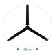 GloboStar® 75806 Professional Table Tripod - Επαγγελματικό Επιτραπέζιο Τρίποδο για Ring Light LED