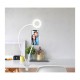 GloboStar® 75808 Professional Digital Ring Light Φ9cm LED SMD 10W 1000lm 180° DC 5V με Καλώδιο Τροφοδοσίας USB - Ενσωματωμένο Χειριστήριο Εναλλαγής Χρωμάτων & 1 Βάση Τηλεφώνου - CCT Θερμό Λευκό 3000K - Φυσικό Λευκό 4500K - Ψυχρό Λευκό 6000K Dimmable Λ