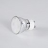 GloboStar® 76006 Σποτ LED GU10 MR11 4W 400lm 120° AC 220-240V με Λευκό Γαλακτερό Γυαλί Ψυχρό Λευκό 6000K - 2 Χρόνια Εγγύηση