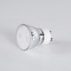 GloboStar® 76006 Σποτ LED GU10 MR11 4W 400lm 120° AC 220-240V με Λευκό Γαλακτερό Γυαλί Ψυχρό Λευκό 6000K - 2 Χρόνια Εγγύηση