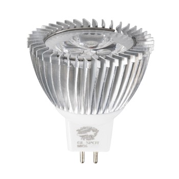 GLOBOSTAR® TRIBOO 76020 Σποτ GU5.3 MR16 LED 3W 300lm 30° DC 12V IP20 Ψυχρό Λευκό 6000K - Μ5 x Π5 x Υ5.2cm - 3 Χρόνια Εγγύηση